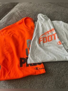 2 men’s champion t shirts size L